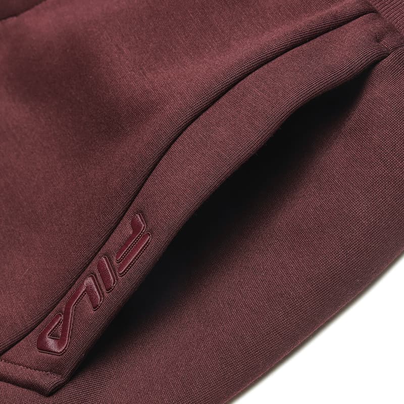 Штаны Fila Heritage Collection Универсальный Однотонный Эластичный с Флисовой Подкладкой Эластичный Манжет - изображение 6
