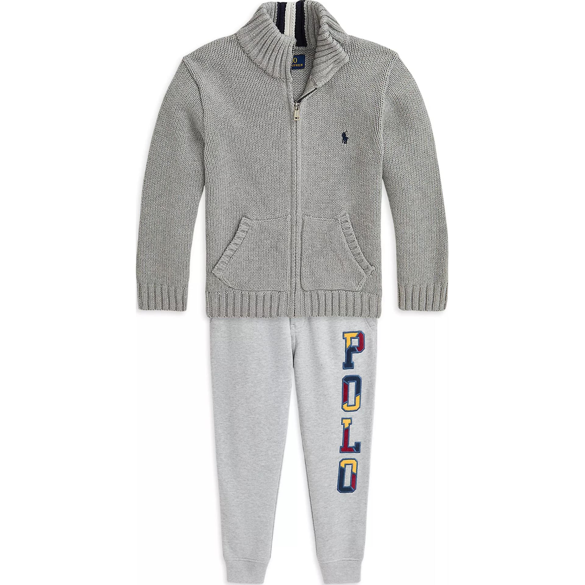 Polo Ralph Lauren Куртки и Пальто Серый Детский - изображение 3