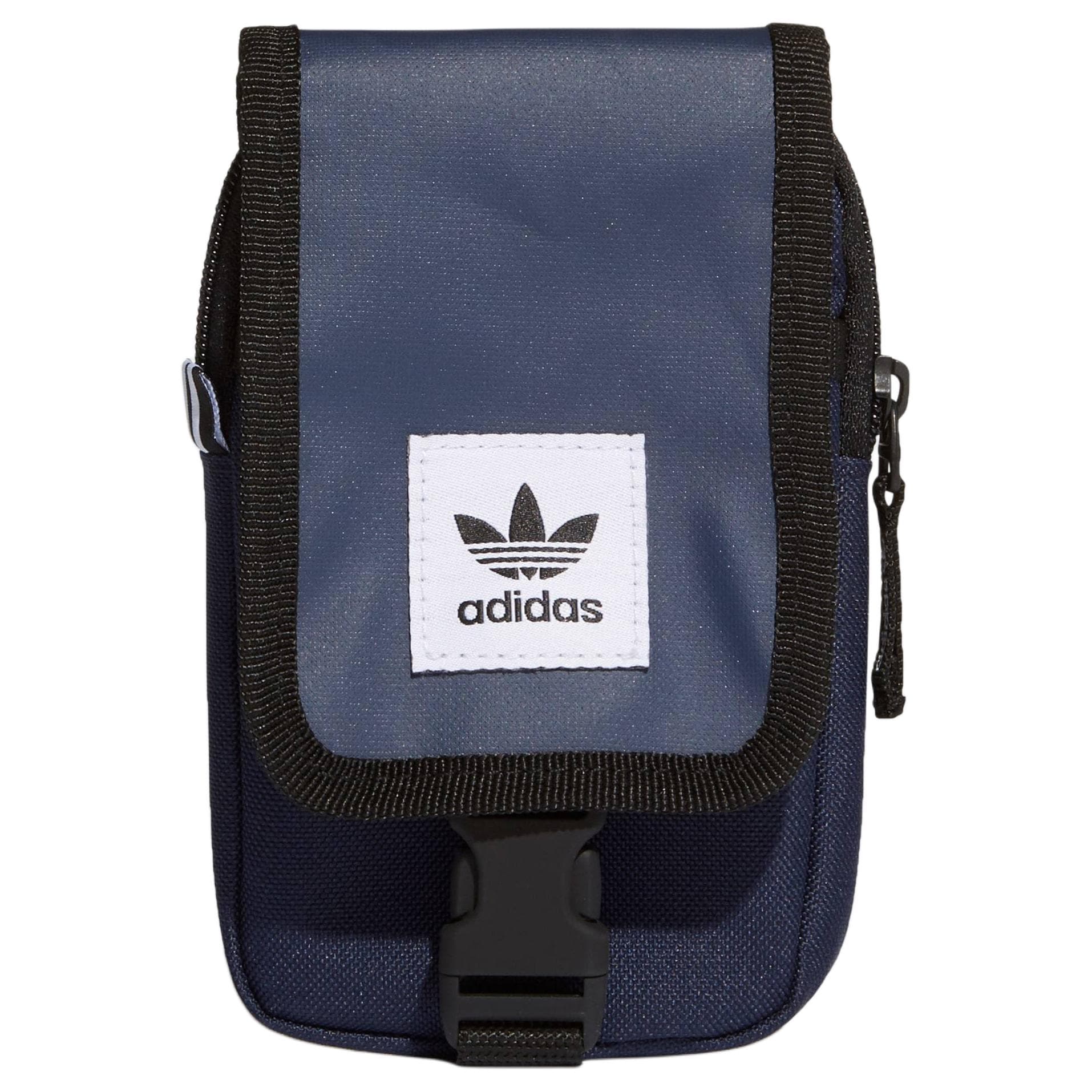 Сумка для телефона Adidas Originals Полиэстеровая ткань Сумка через плечо Стандартная (стандартная) Мужская Темно-синий - изображение 1