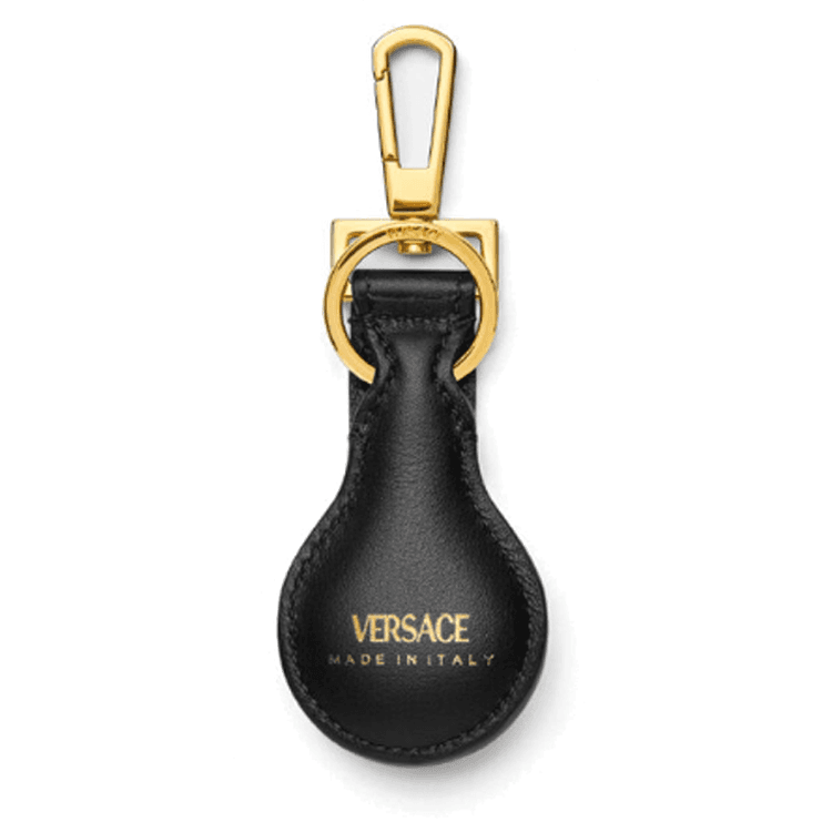 Кулон VERSACE Брелоки из коровьей кожи Мужской Черный Золото - изображение 2