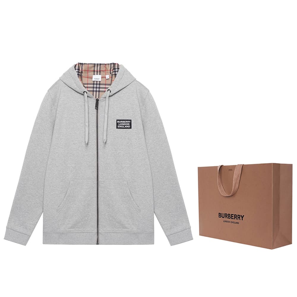 Худи Burberry Hoodie Grey - изображение 7