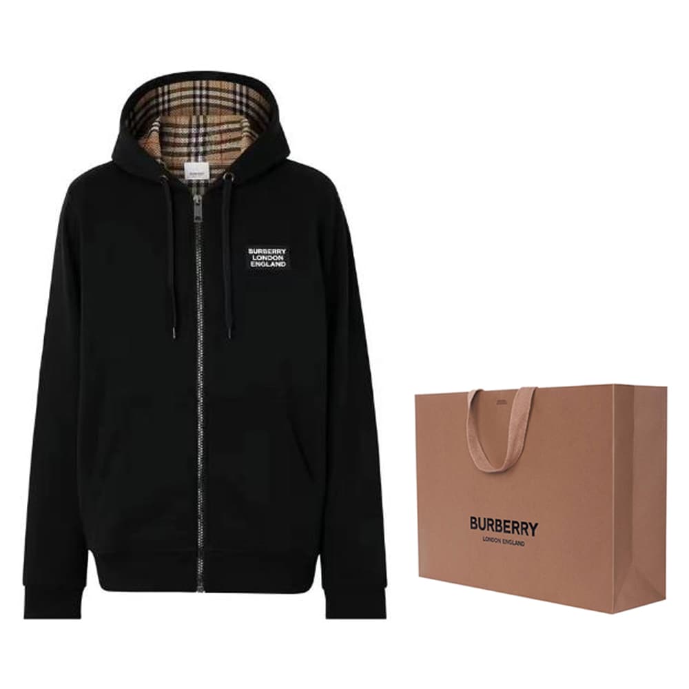 Худи Burberry Hoodie Black - изображение 6