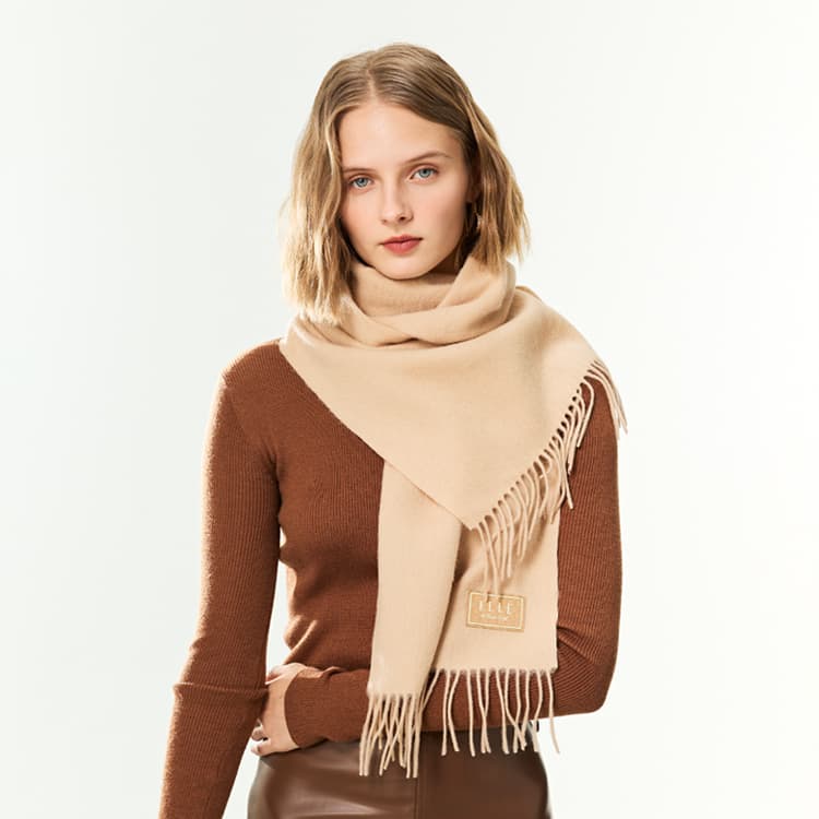 Шарф ELLE Sheep Wool Knit Шарфы Мужской - изображение 2