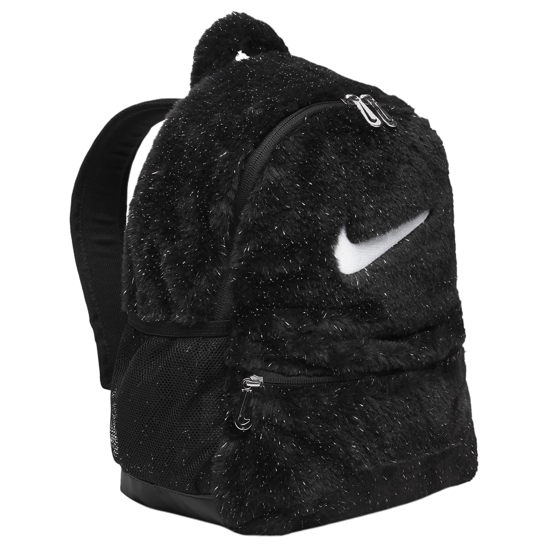 Рюкзак NIKE Полиэфирное волокно Рюкзак Обычный (стандартный) Унисекс Черно-белый - изображение 2