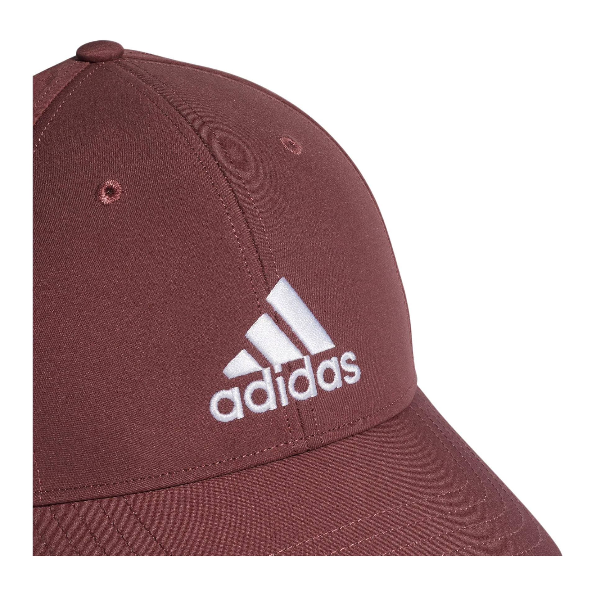 Кепка Adidas Переработанный полиэстер кепки унисекс темно-красный белый - изображение 3