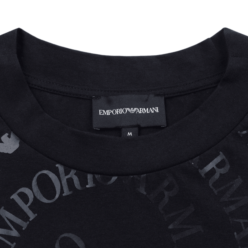 Футболка EMPORIO ARMANI T Рубашка Женская Темно-Синяя - изображение 4