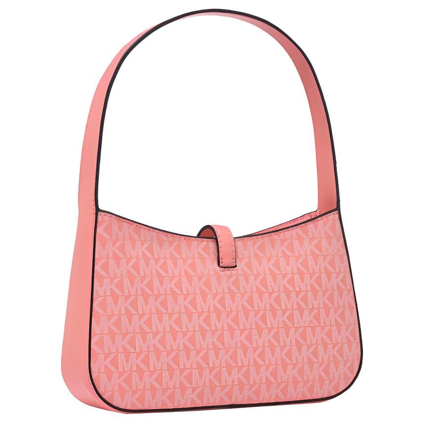 Мини-сумка MICHAEL KORS Lyra Искусственная кожа Сумка через плечо Сумка Сумка через плечо Маленькая Женская Оранжевая Розовая - изображение 3