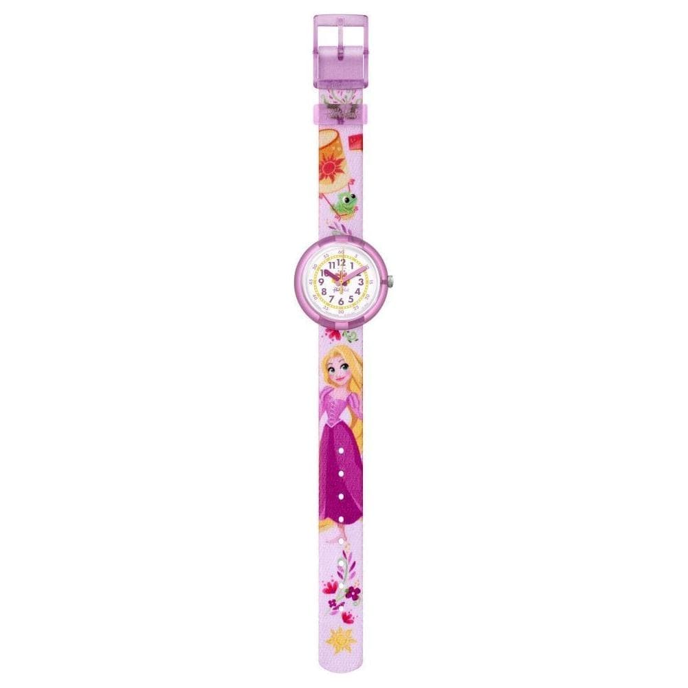 Часы Swatch Quartz Механизм 30 м Водонепроницаемые Женские Часы 31,85 мм Белый Циферблат Смольный Корпус Ткань Шнуровка - изображение 2