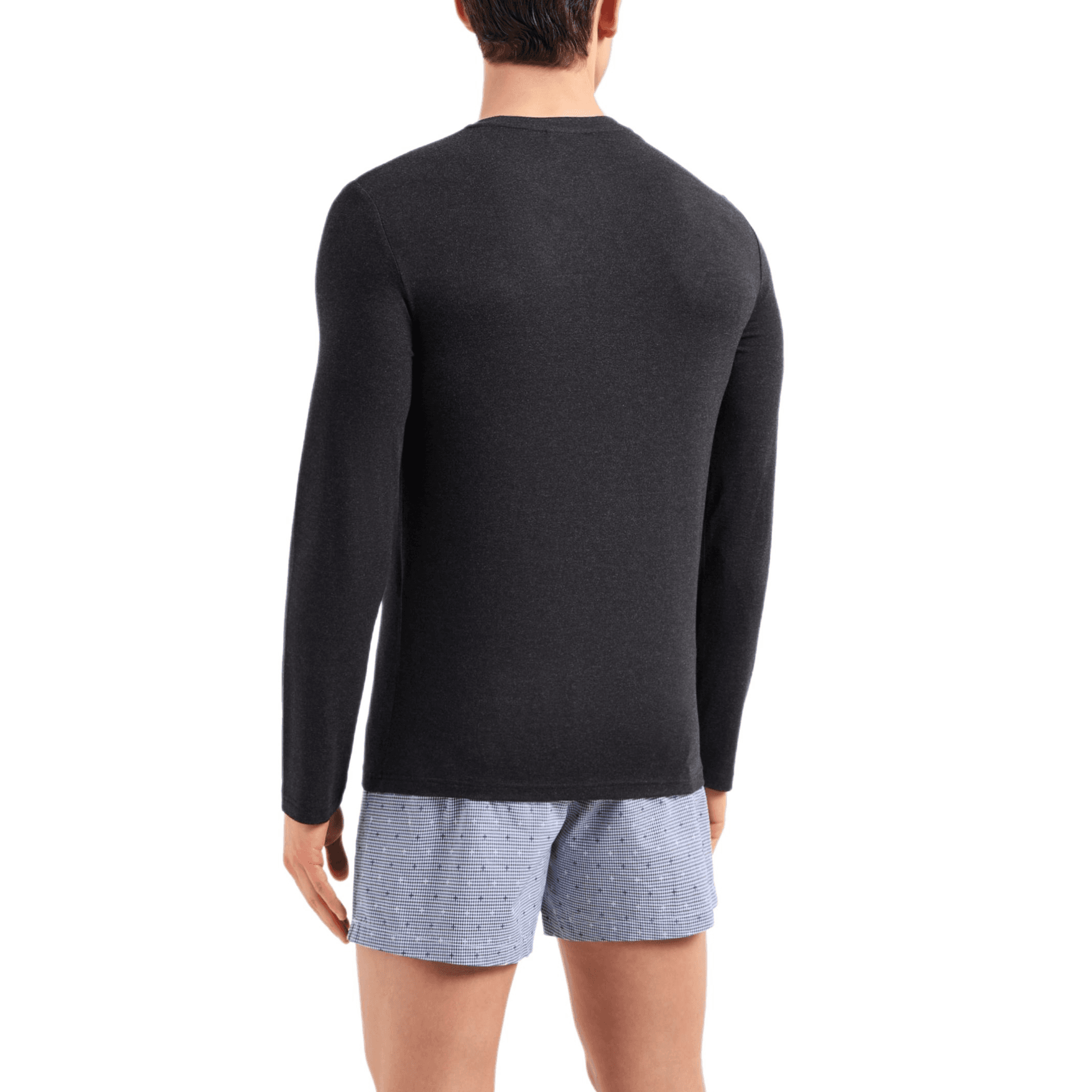 Футболка EMPORIO ARMANI T-рубашка мужская черная - изображение 2