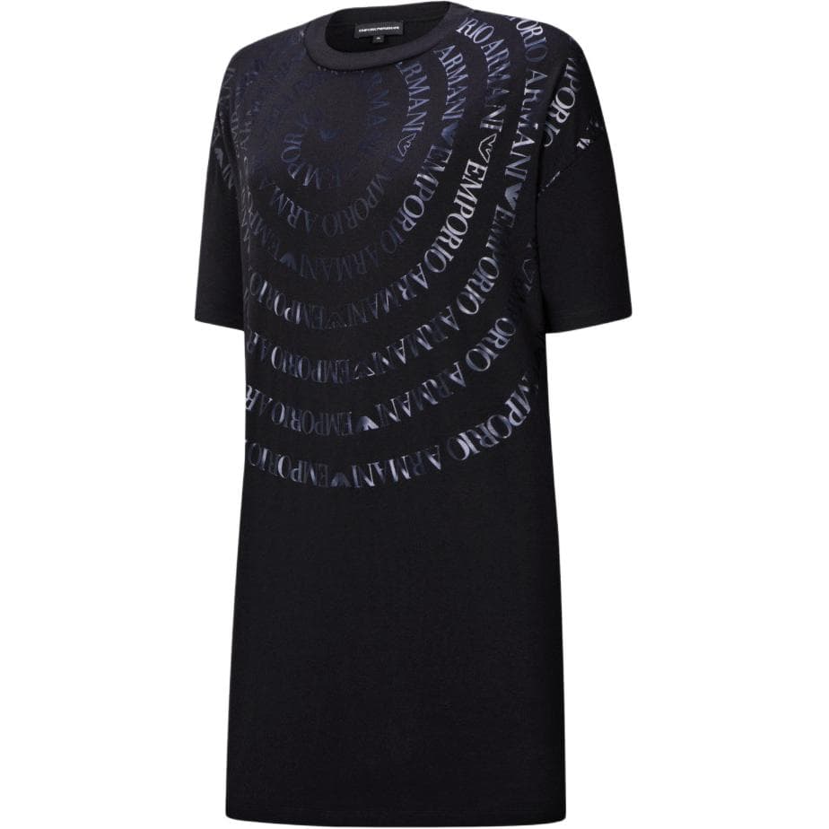 Футболка EMPORIO ARMANI T Рубашка Женская Темно-Синяя - изображение 3