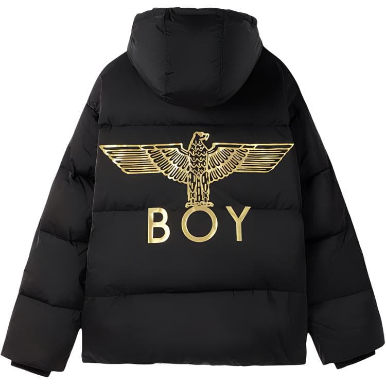Зимняя куртка BOY LONDON Пуховик Унисекс Черный - изображение 2