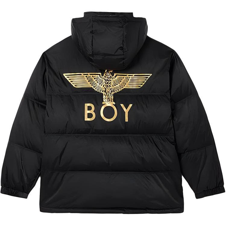 Зимняя куртка BOY LONDON Пуховик Унисекс Черный - изображение 2