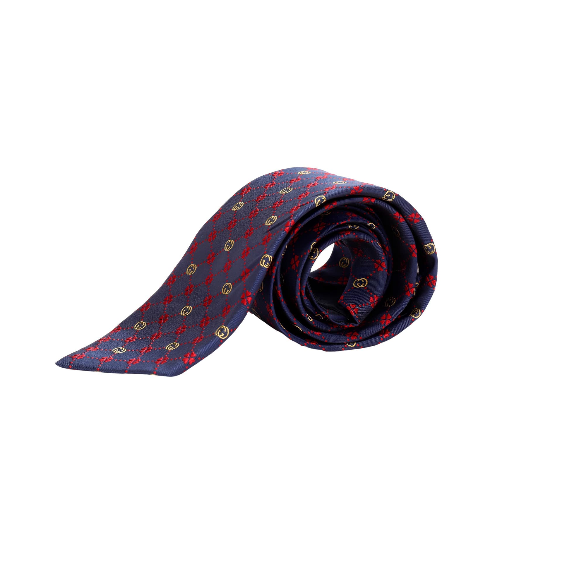 Галстук GUCCI Silk Tie Deep Blue/Red - изображение 2