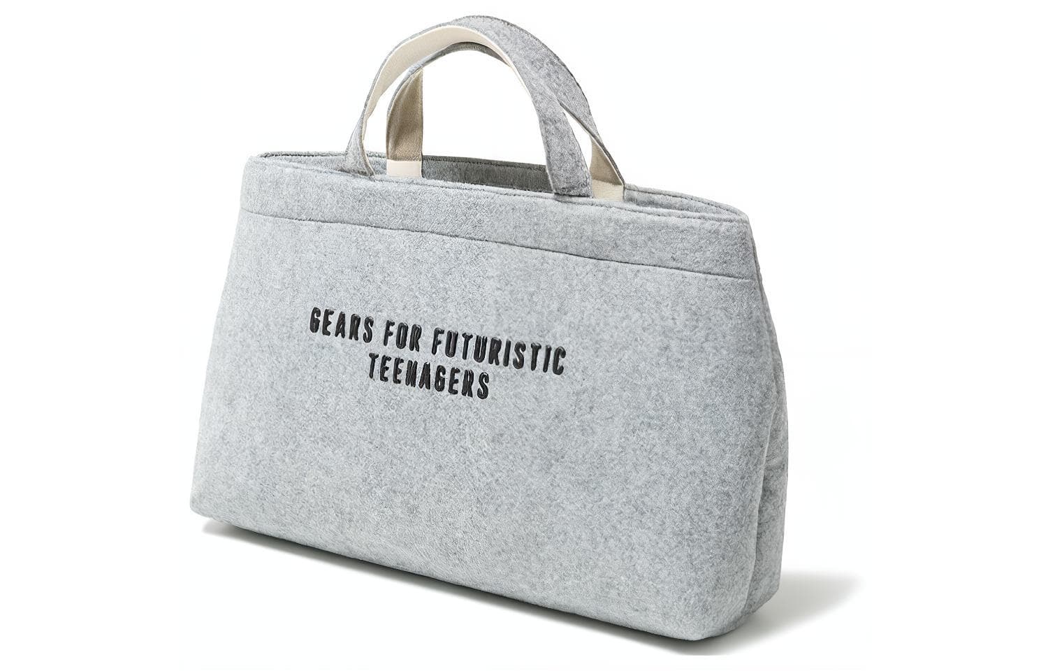 Сумка HUMAN MADE Logo Felt Tote Bag Large Gray - изображение 2