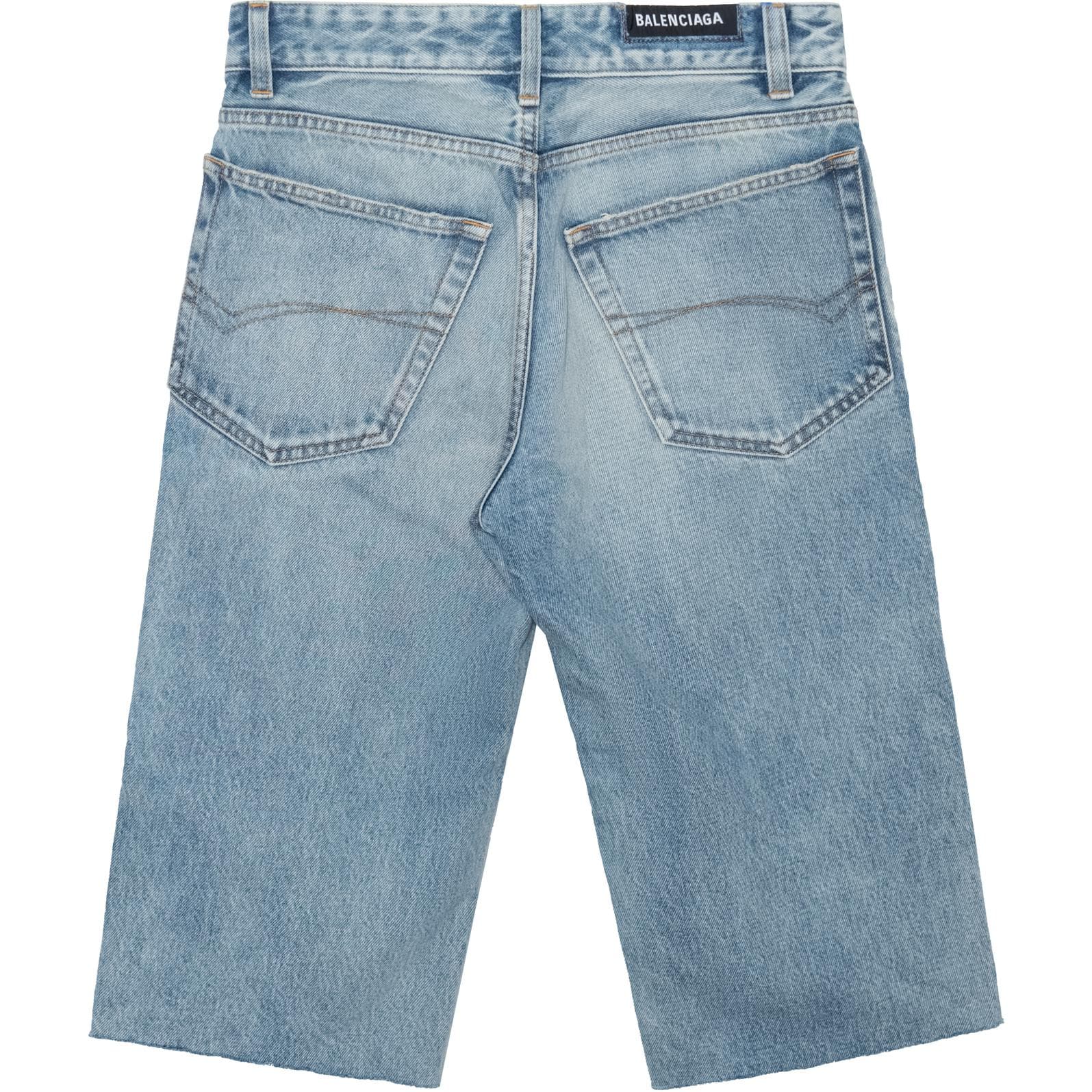 Джинсовые шорты Balenciaga FW23 Blue Shorts - изображение 2