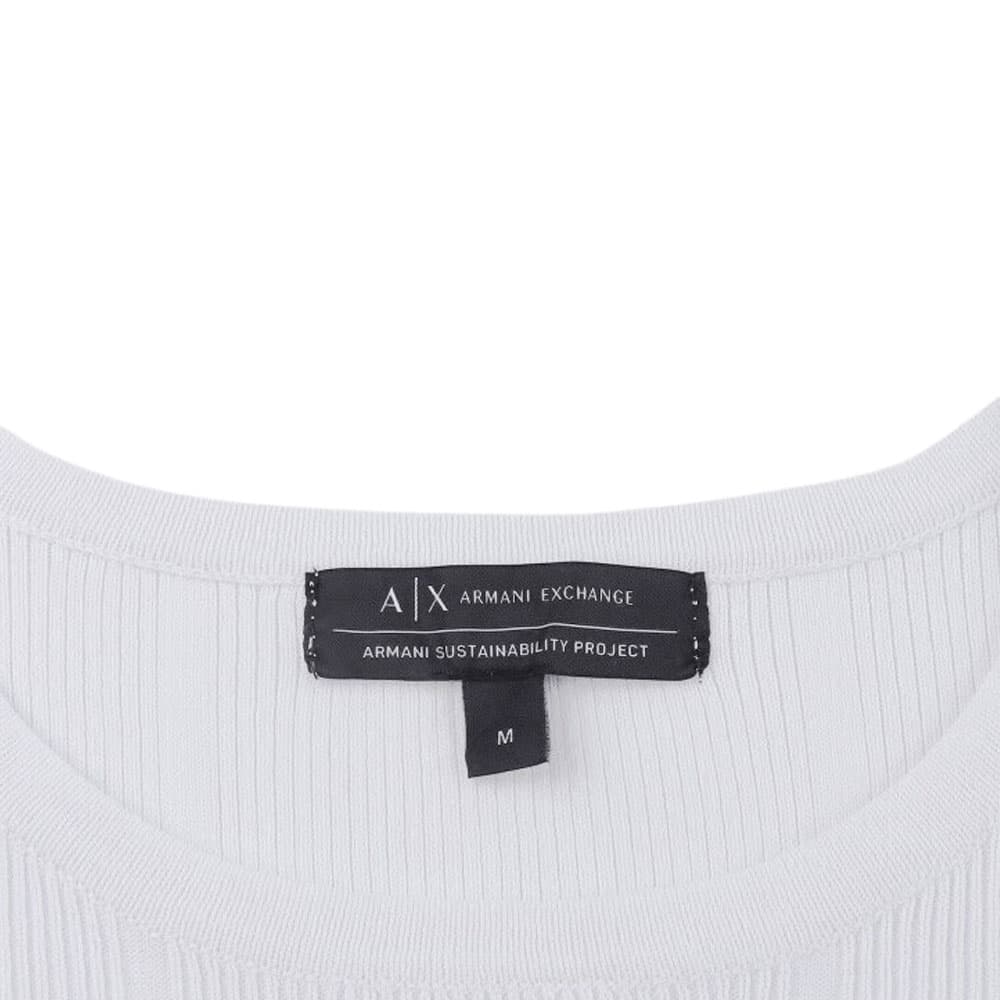 Кофта ARMANI EXCHANGEAE SS23 Трикотаж Женский Белый - изображение 4