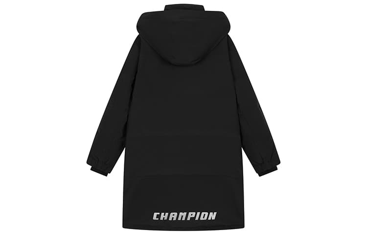 Зимняя куртка Champion FW24 С принтом буквы узор MULTI карман утолщенный и с флисовой подкладкой термический с капюшоном пуховик - изображение 3