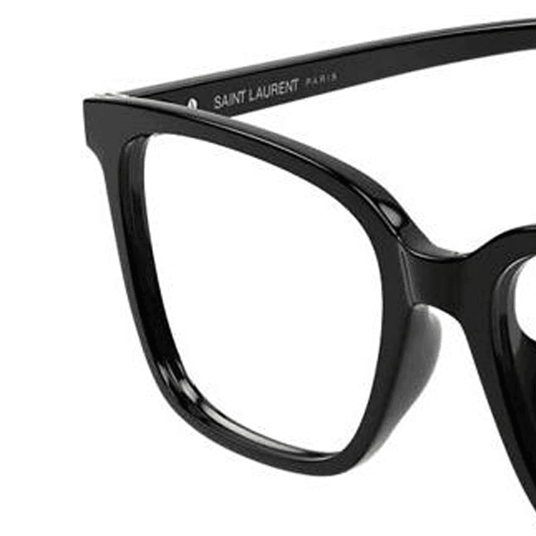 Оправа SAINT LAURENT Квадратные Оправы для Очков Женские Черные - изображение 2