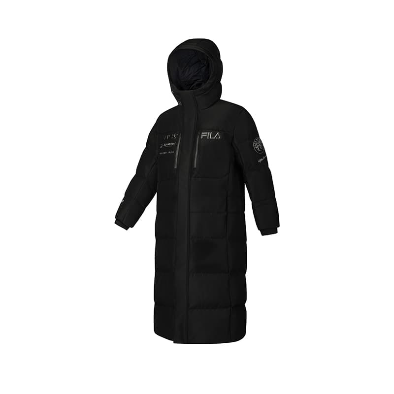 Зимняя куртка FILA SKI Пуховик Мужской Темно-Черный - изображение 2