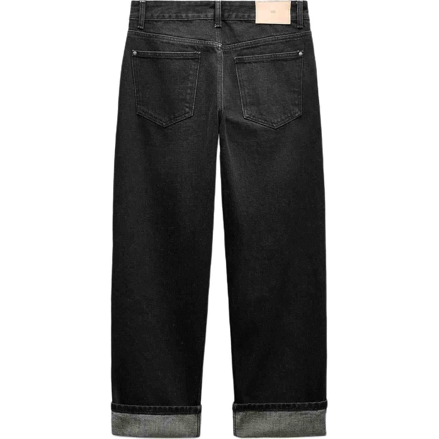 Джинсы ZARA Черные Женские Джинсы - изображение 2