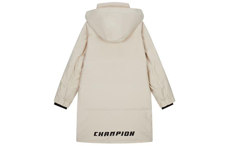 Зимняя куртка Champion FW24 С принтом буквы узор MULTI карман утолщенный и с флисовой подкладкой термический с капюшоном пуховик - изображение 4