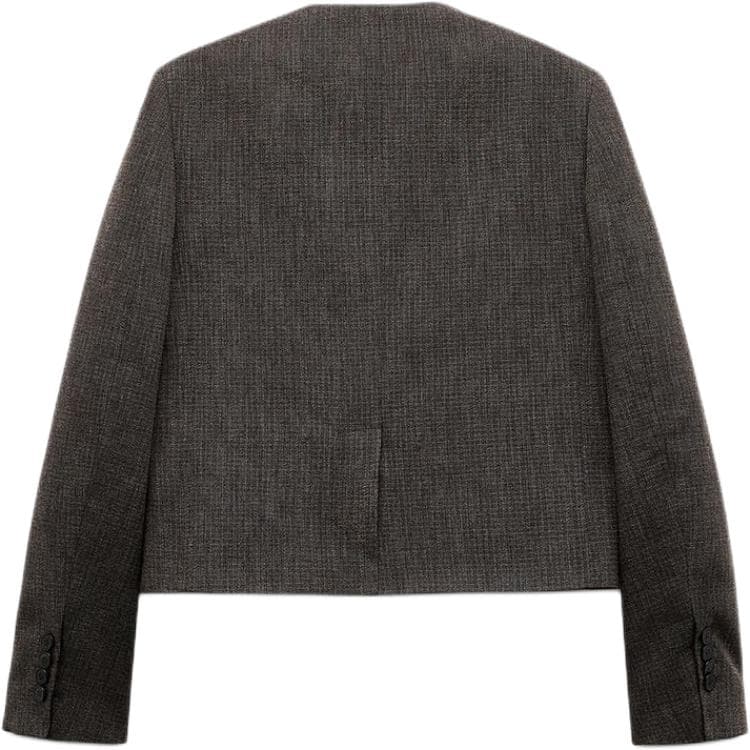 ZARA ZW Бизнес-костюм женский с зебровым принтом коричневый - изображение 2