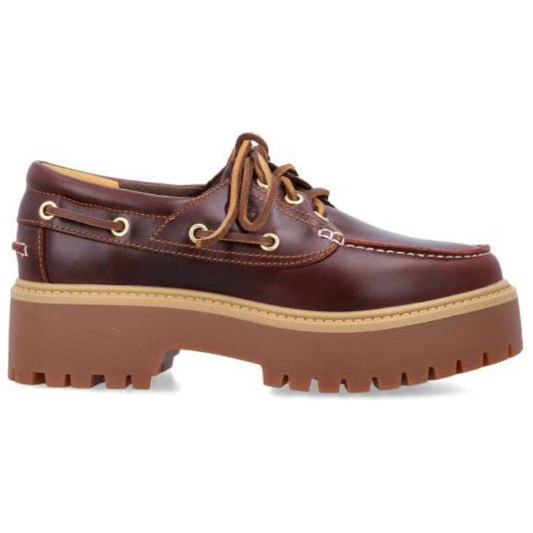 Timberland Премиум Топсайдеры Женские Коричневый - изображение 2
