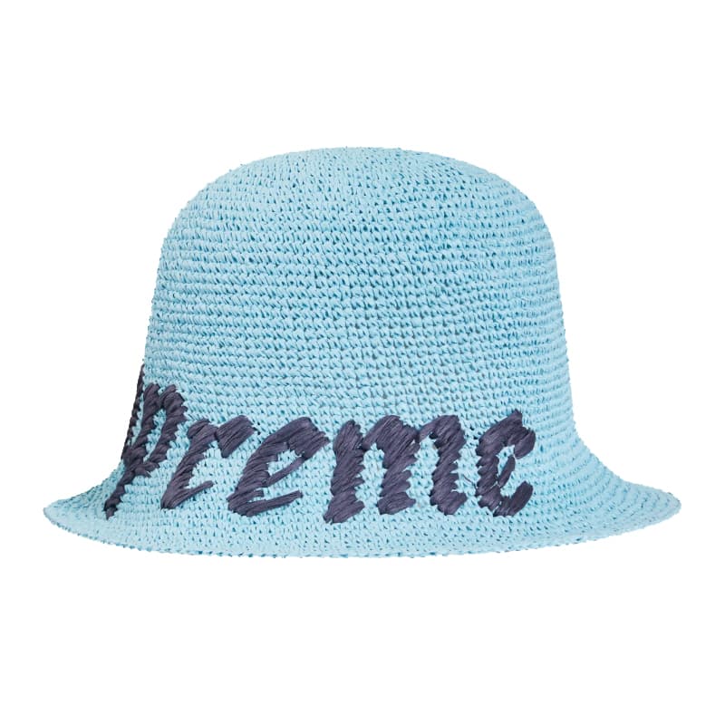 Панама Supreme SS23 WEEK12 OLD ENGLISH STRAW CRUSHER - изображение 3