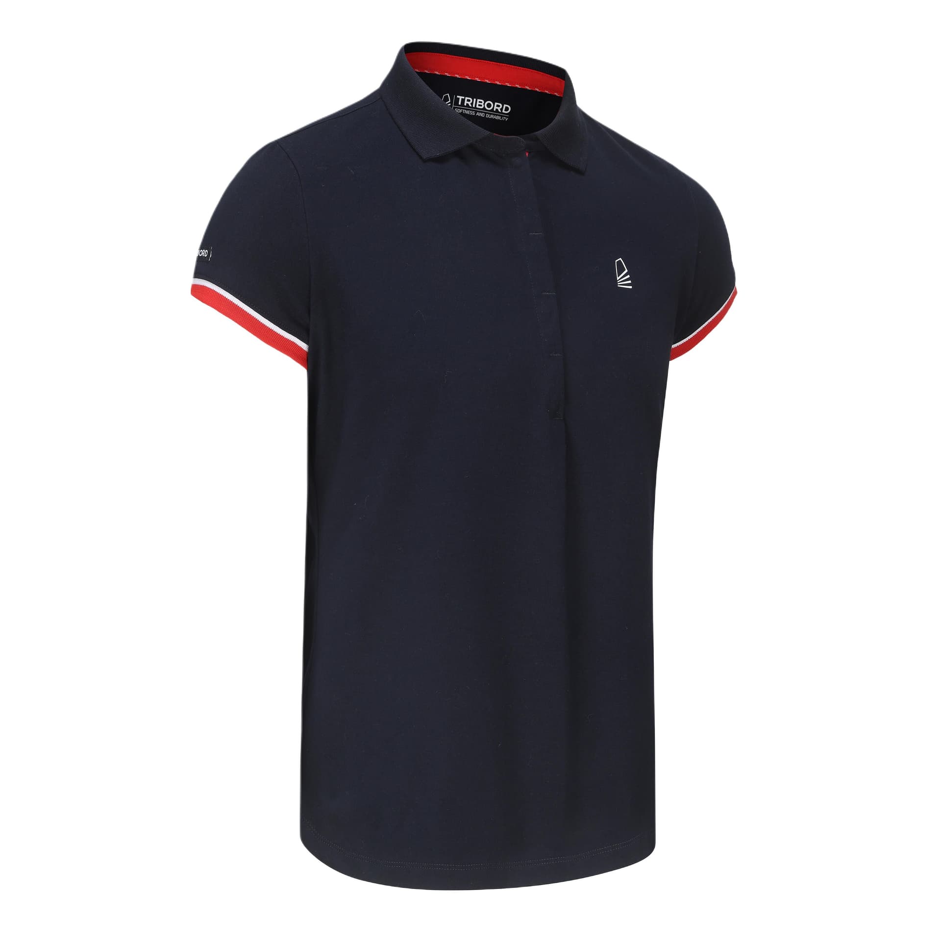 DECATHLON 100 Collection Поло Женское Черное - изображение 3