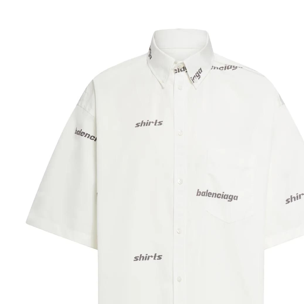 Рубашка Balenciaga SS23 Logo - изображение 3