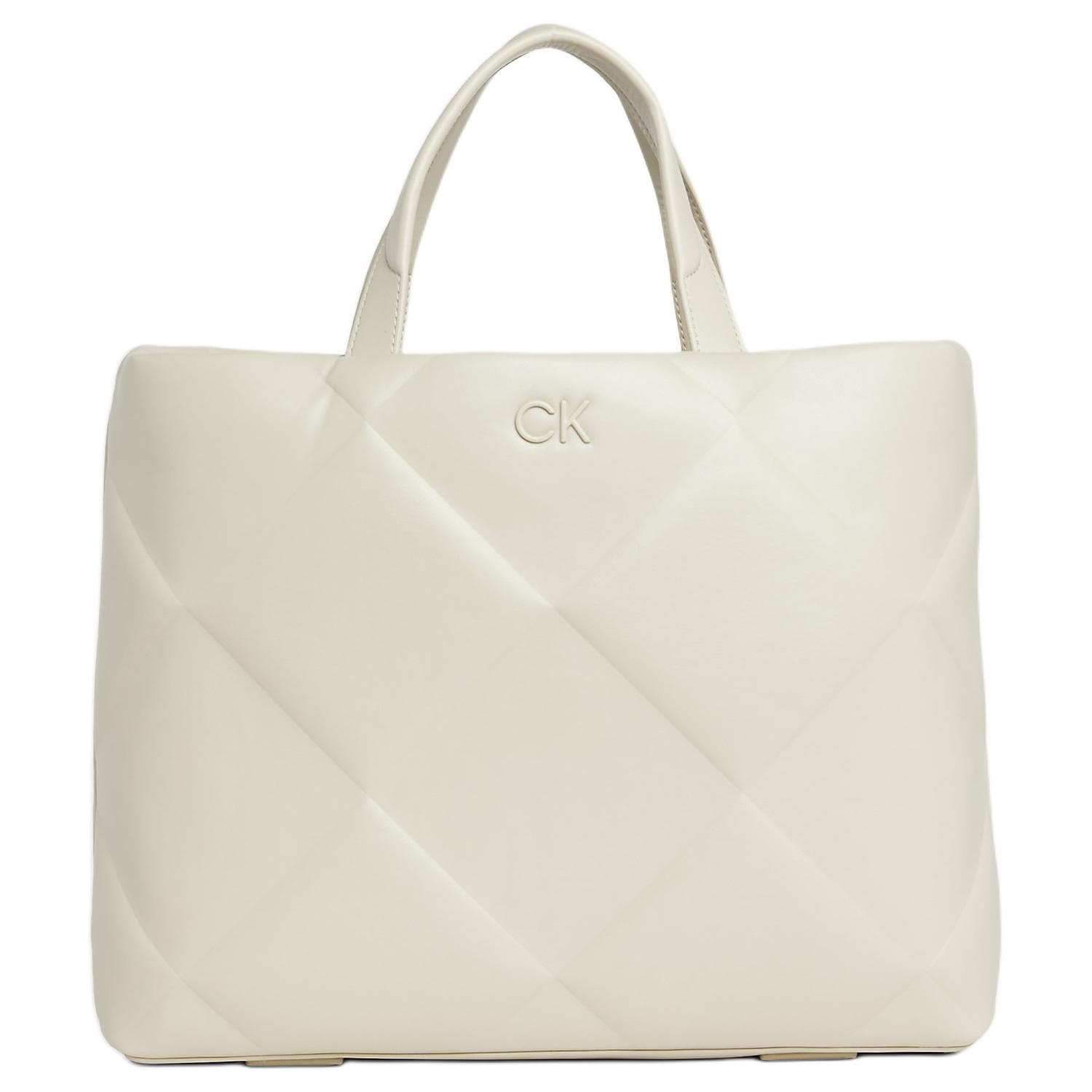 Сумка Calvin Klein Сумка Tote из полиэстерового волокна сумка для покупок женская бежевого цвета - изображение 1