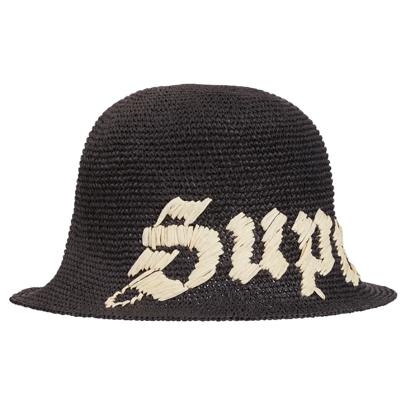 Панама Supreme SS23 WEEK12 OLD ENGLISH STRAW CRUSHER - изображение 1