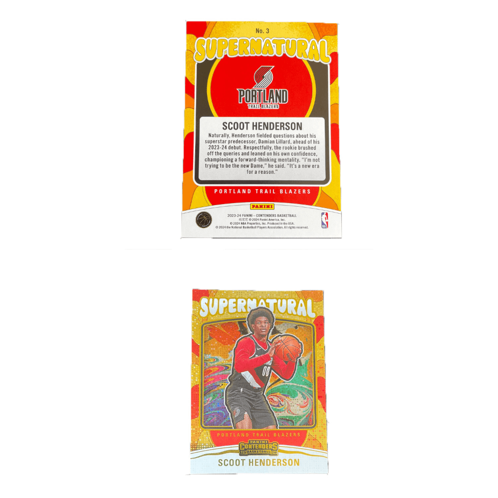 Коллекционные карточки PANINI 23 24 Шар Game Ticket Contenders SCOTT Henderson TIKA Игрок Карта Карта пройдет Through Спортивные карты 1 шт - изображение 3