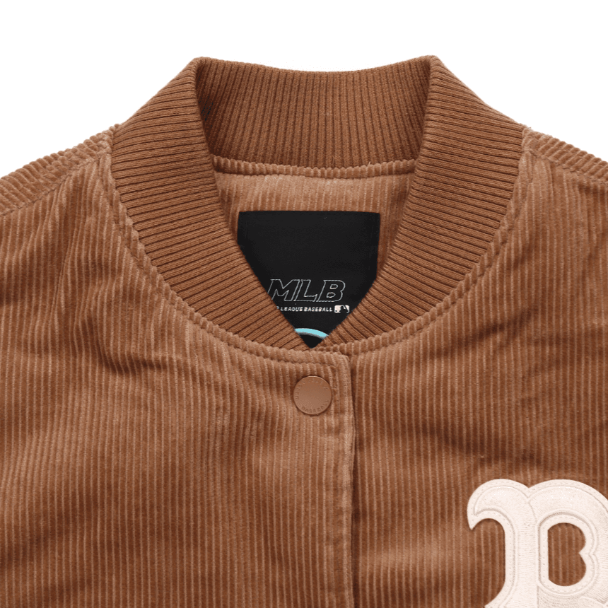Бомбер MLB Boston Red Sox Corduroy Jacket Brown - изображение 5