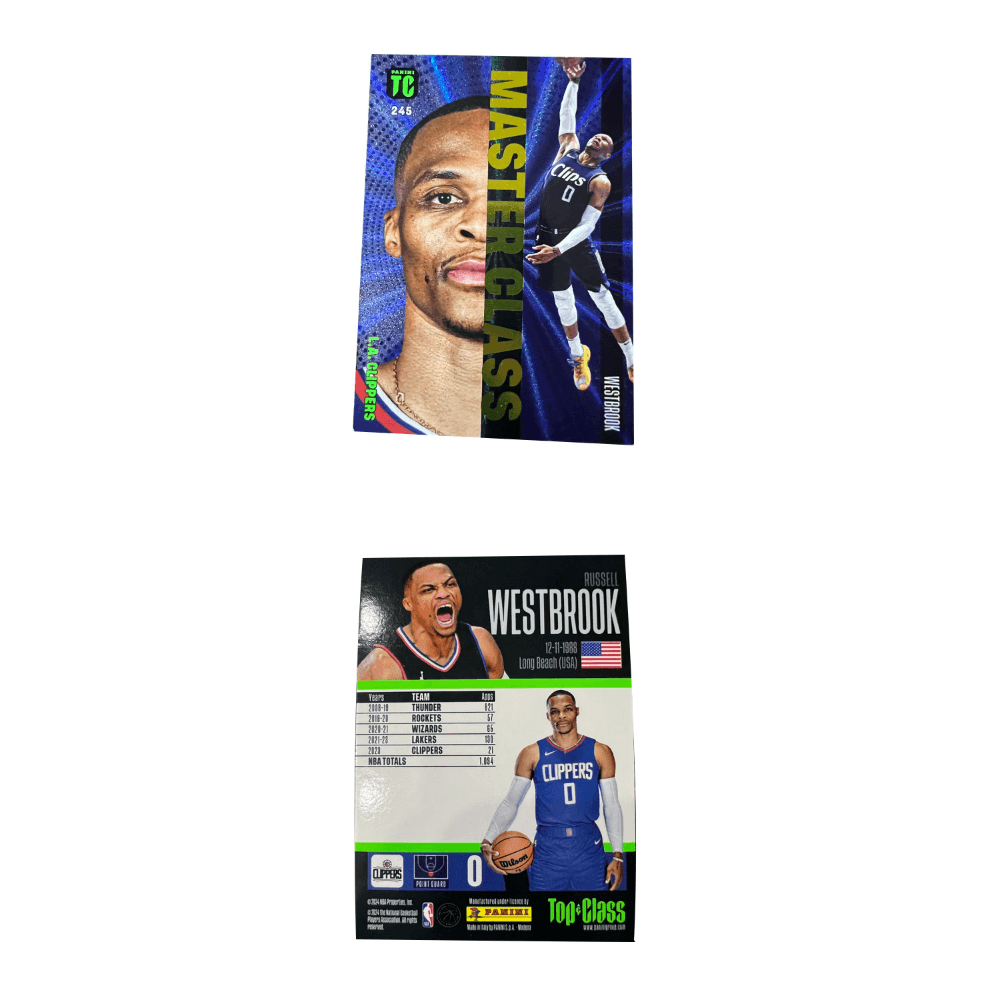 Коллекционные карточки PANINI Уэстбрук 2024 Баскетбол НБА - изображение 3