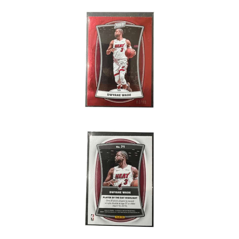 Коллекционные карточки PANINI Дуэйн Уэйд PANINI Термокарта Команда Spirit Flash Wade РАРНАя Спортивная карта 1 шт - изображение 3