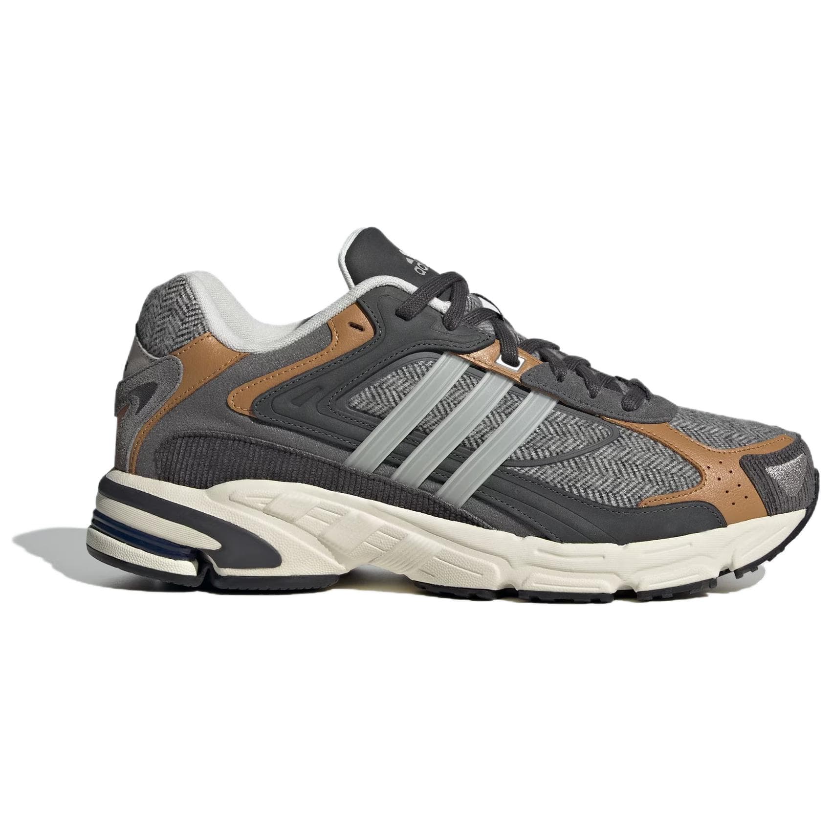 Кроссовки Adidas Response Cl противоскользящие устойчивые к истиранию низкие кеды унисекс коричневые - изображение 3