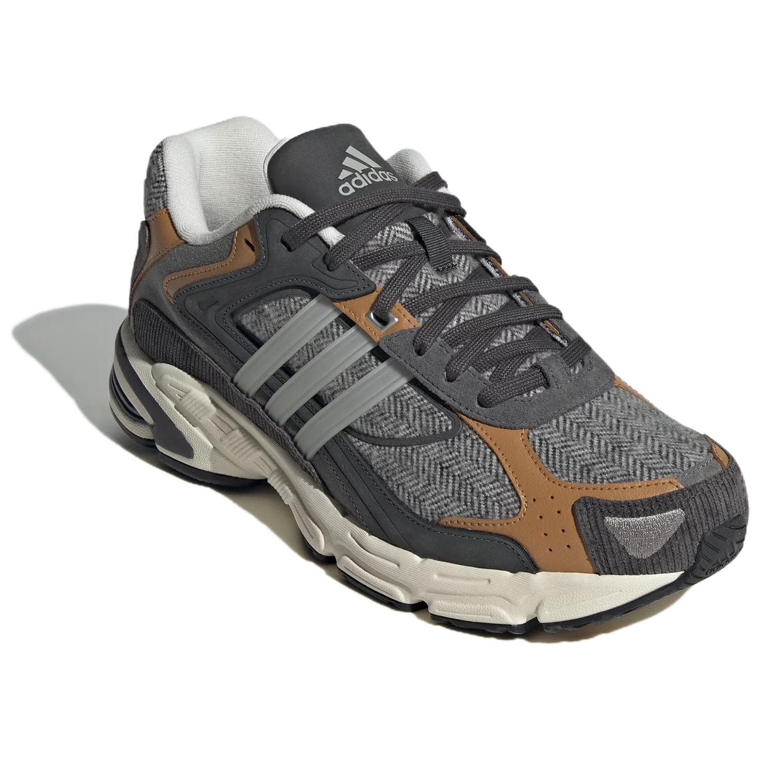 Кроссовки Adidas Response Cl противоскользящие устойчивые к истиранию низкие кеды унисекс коричневые - изображение 4