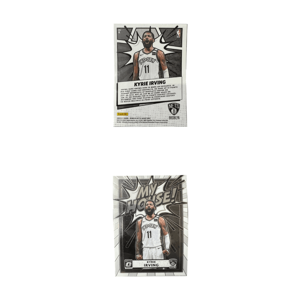 Коллекционные карточки PANINI Нетс Kyrie Ирвинг Euro GOD Коллекция "Ревущая Церемония MY House" Специальное Издание Игровая Карта РАР - изображение 3