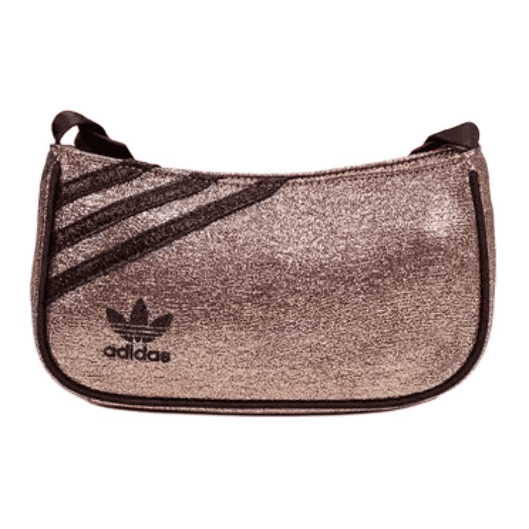Мини-сумка Adidas Originals Трилистник ПЭТ (PET) Сумка через плечо Сумка на плечо Стандартная Женская Шампань - изображение 2