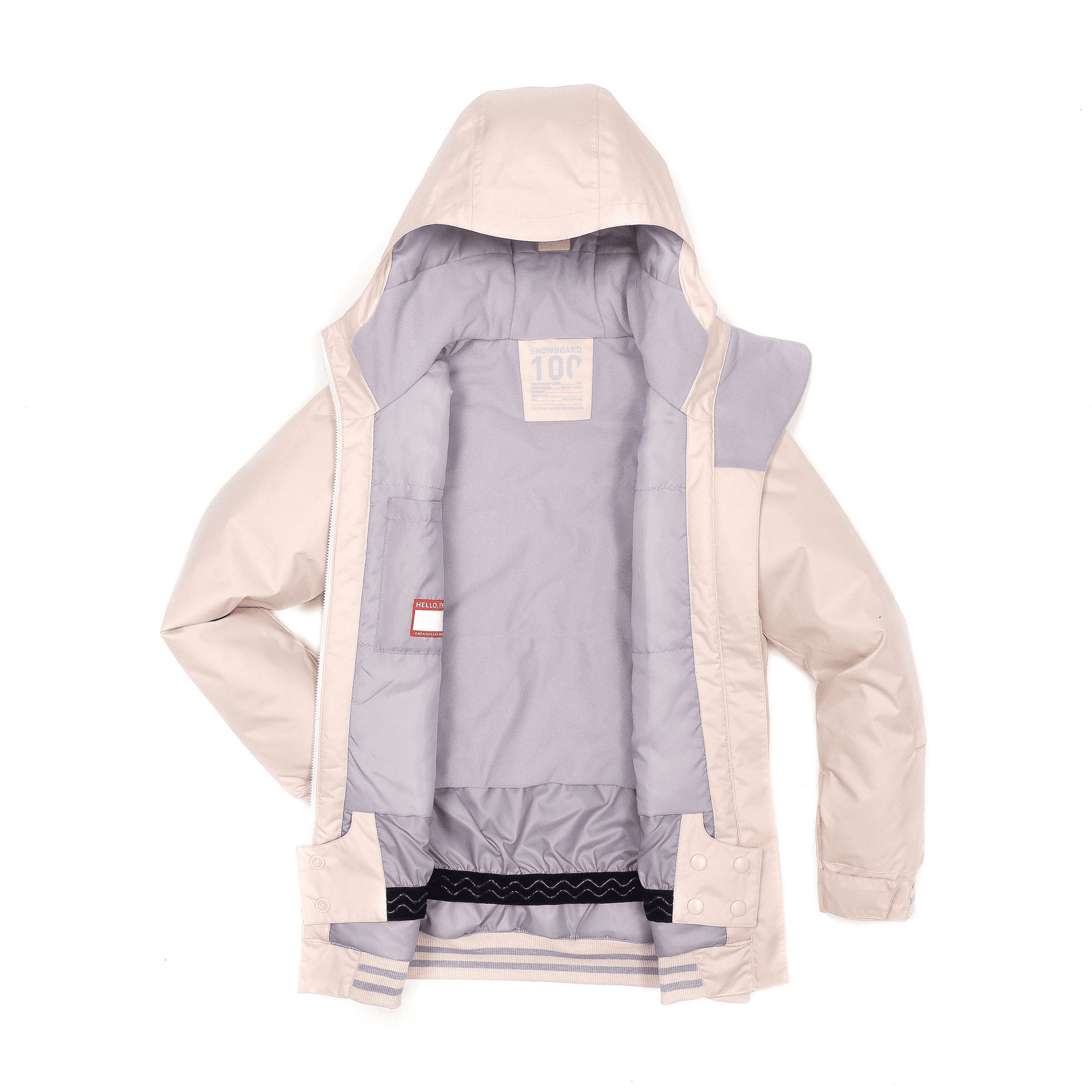 DECATHLON 100 Куртка Розовая Детская Возраст 3-7 лет - изображение 3