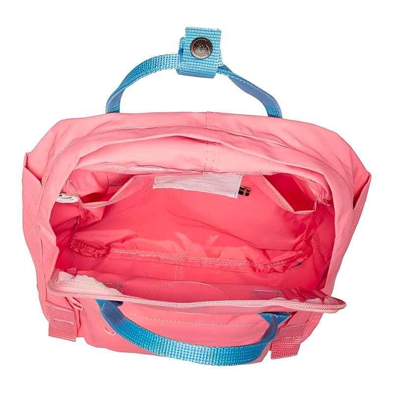 Fjallraven Kanken 7L Outdoor Рюкзак Сумка Полипропилен ПП Розовый Небесно-Синий Детский - изображение 3