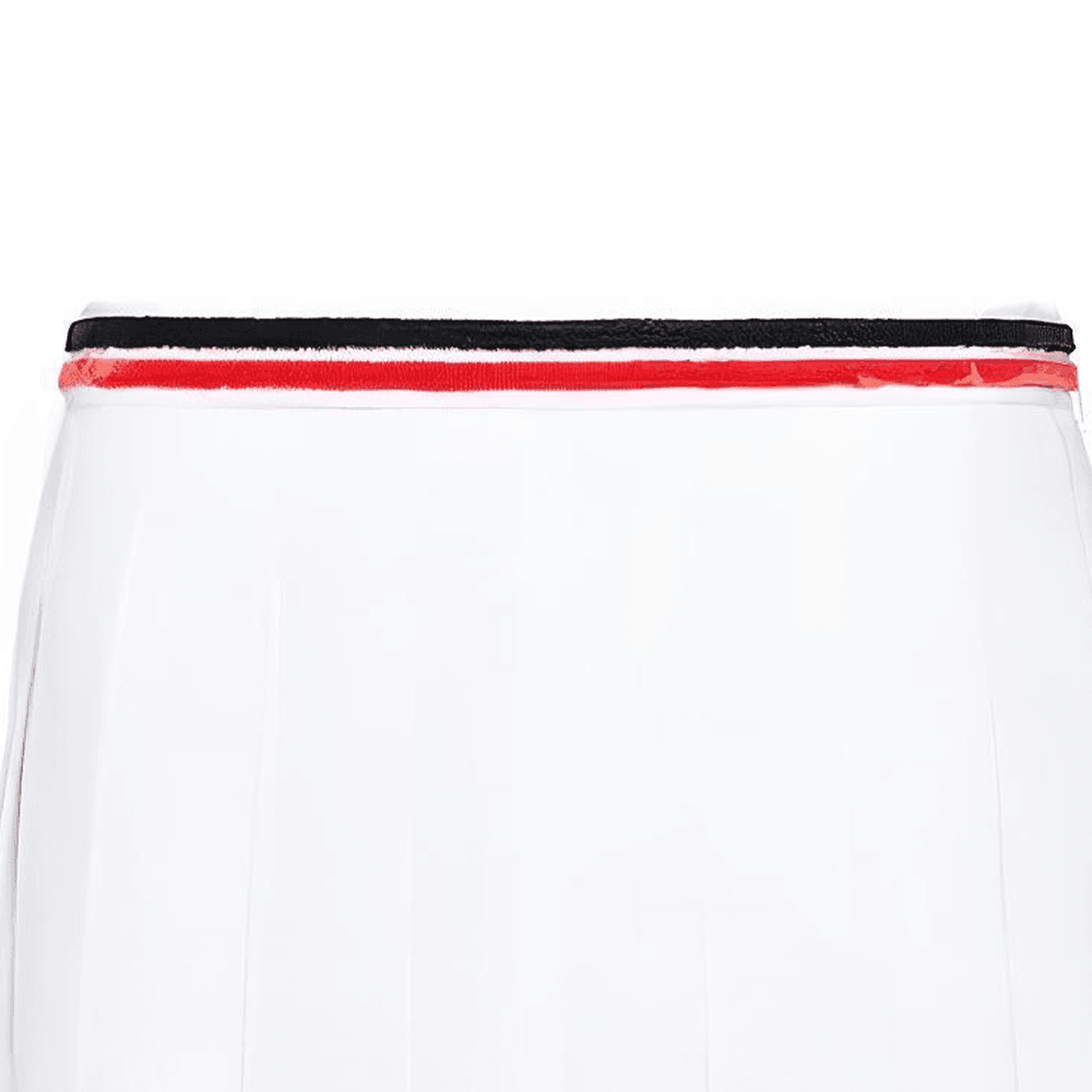 Юбка Miu Miu Pleated Skirt White - изображение 2