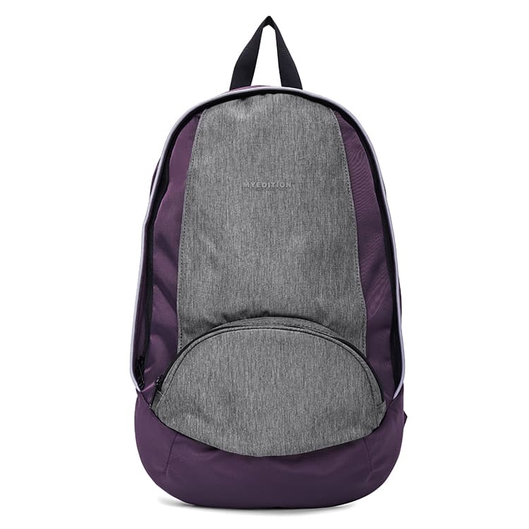 MYEDITION 12L Outdoor Рюкзак Сумка Ткань Фиолетовый Асфальтовый Серый Унисекс - изображение 1