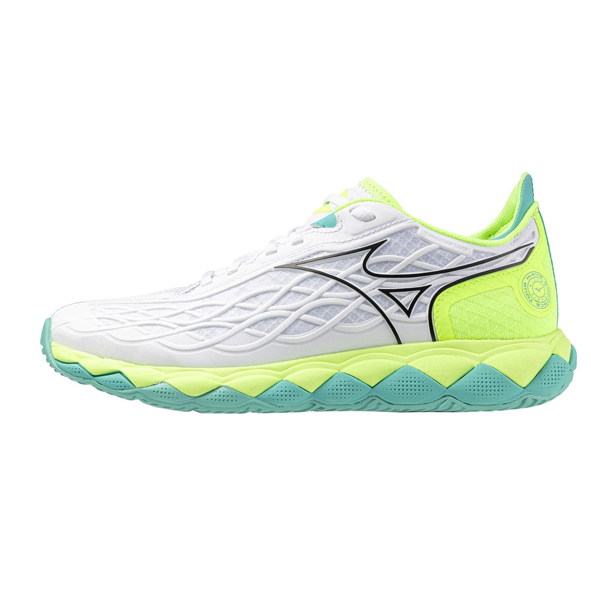 Кроссовки для тенниса Mizuno Wave Enforce Tour Амортизация Износостойкие Низкие Кроссовки для Тениса Унисекс Белые - изображение 1