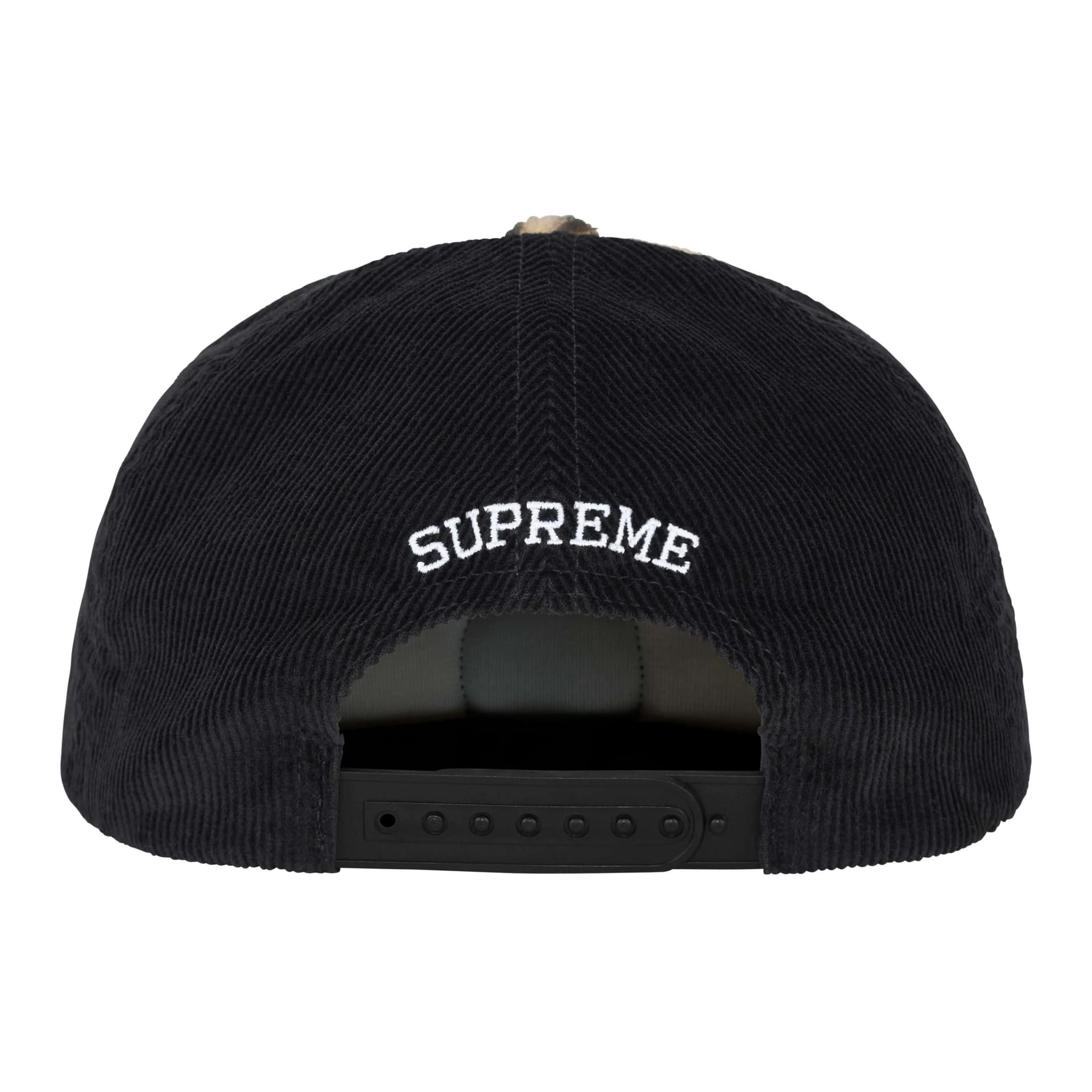 Кепка Supreme Хлопковый Вельвет Бейсболки Унисекс Черный Бежевый Красный - изображение 2