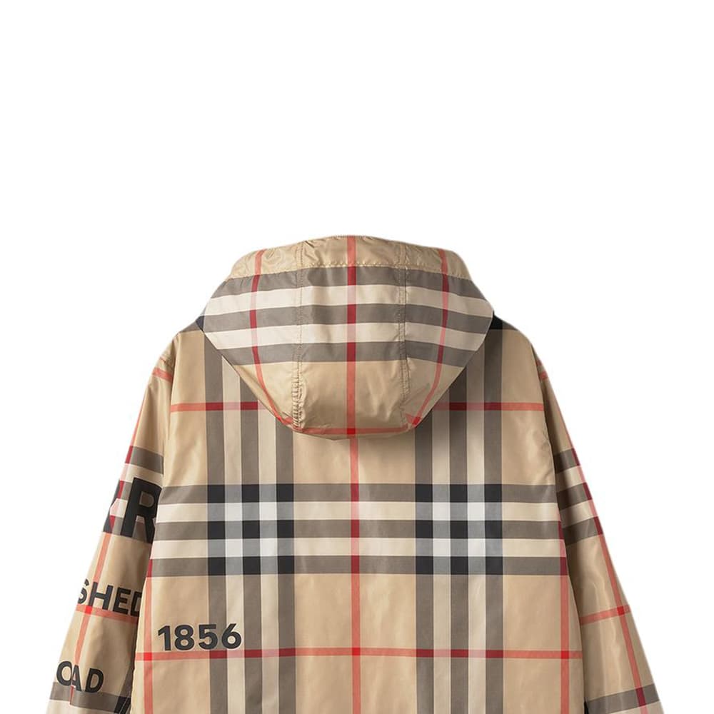 Куртка Burberry Logo Hoodie Jacket - изображение 6