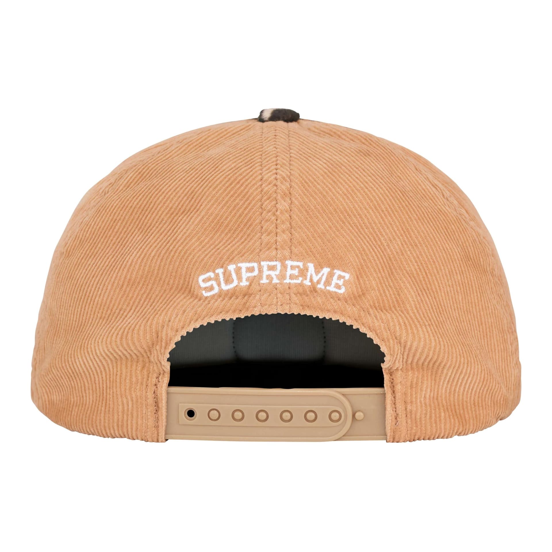 Кепка Supreme Хлопковый Вельвет Бейсболки Унисекс Черный Бежевый Красный - изображение 4