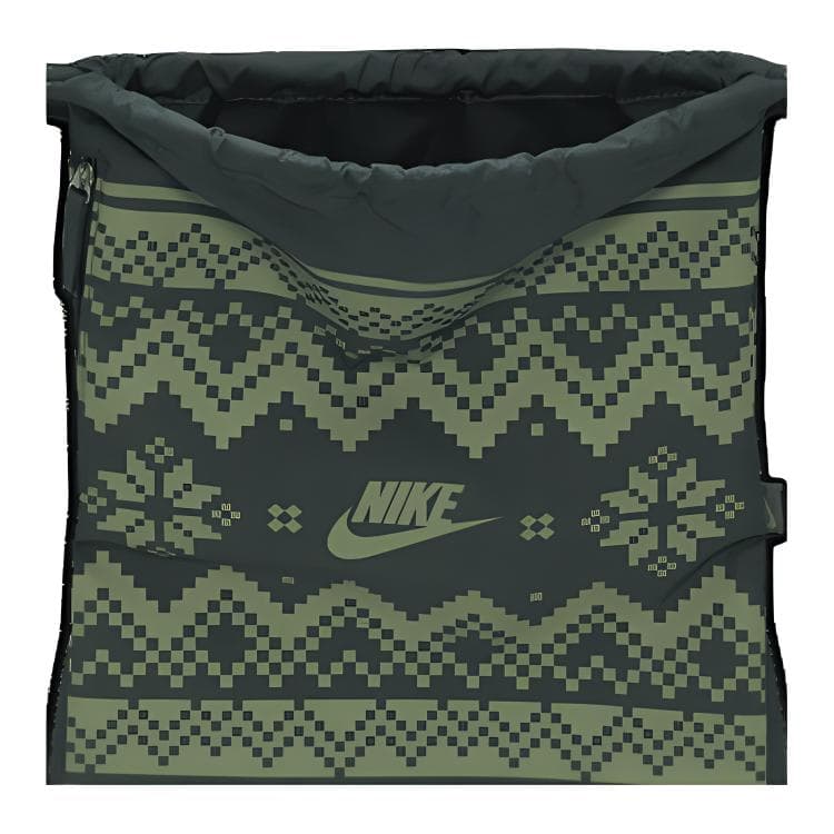Рюкзак NIKE Полиэфирное волокно Рюкзаки Обычный (стандартный) Унисекс Винтажный зеленый - изображение 2