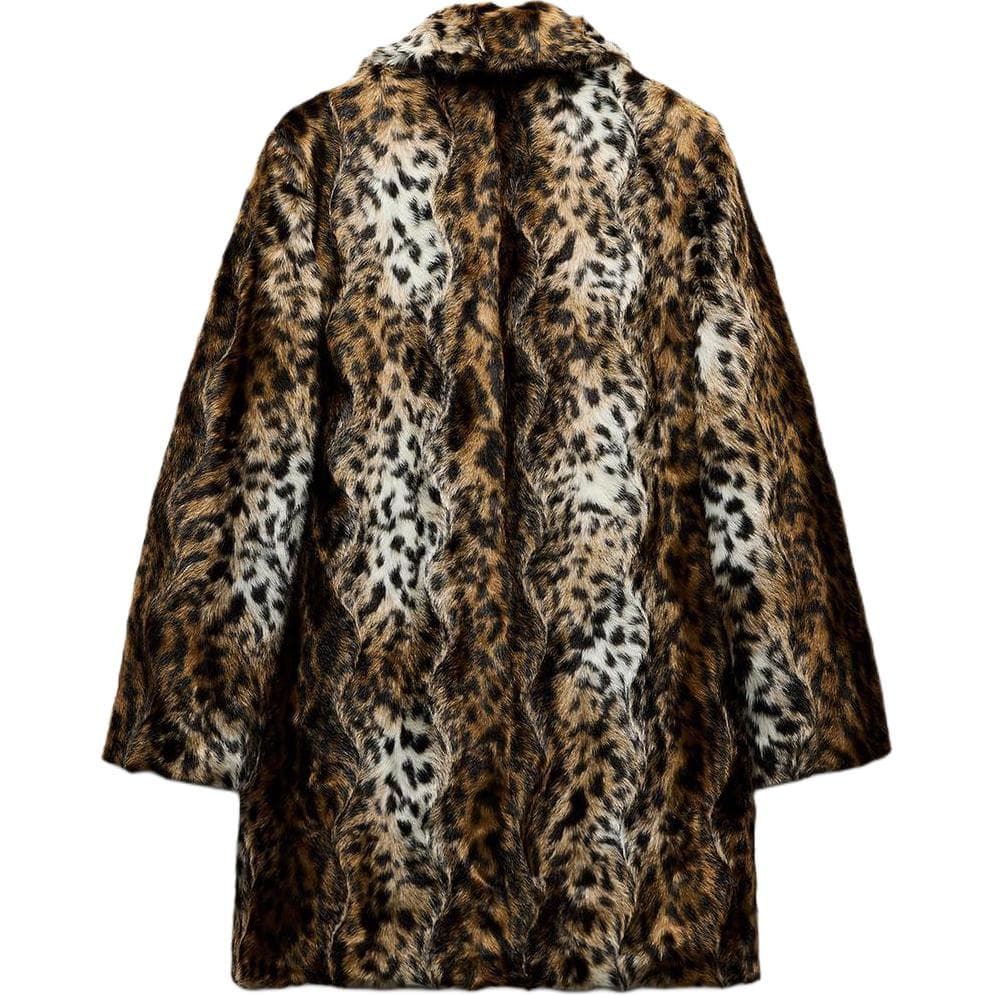 ZARA ZW Пальто Женское с леопардовым принтом - изображение 2